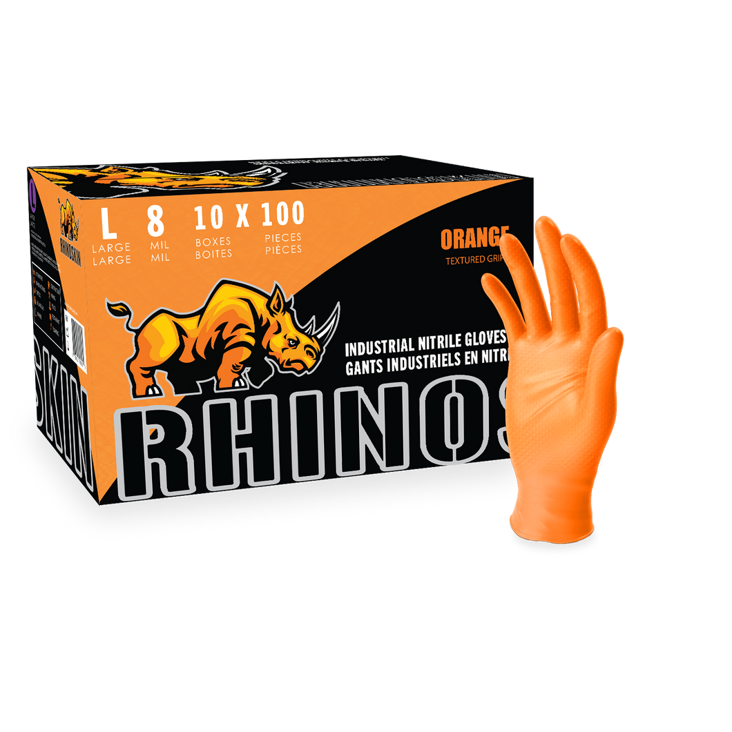 Black Nitrile Gloves 8mil RhinoSkin – Rhinoskin Gloves